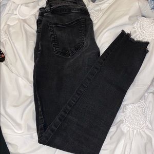 Black ankle brandy Melville jeans